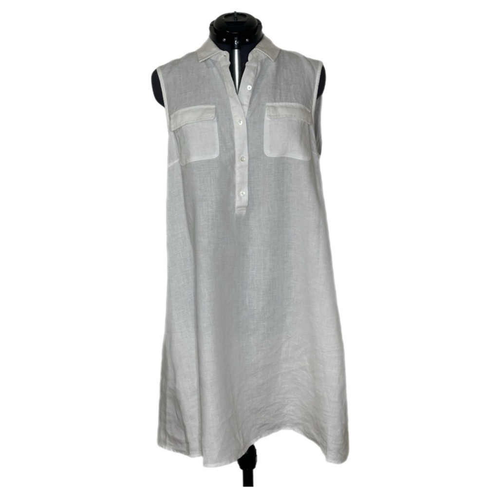 J. McLaughlin Aberdeen Linen Shift Dress